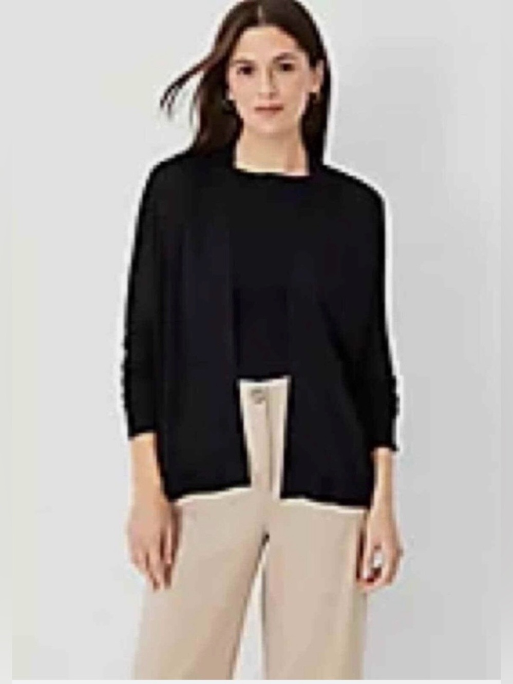 Ann Taylor Factory Lightweight Open Front Cardigan NWT